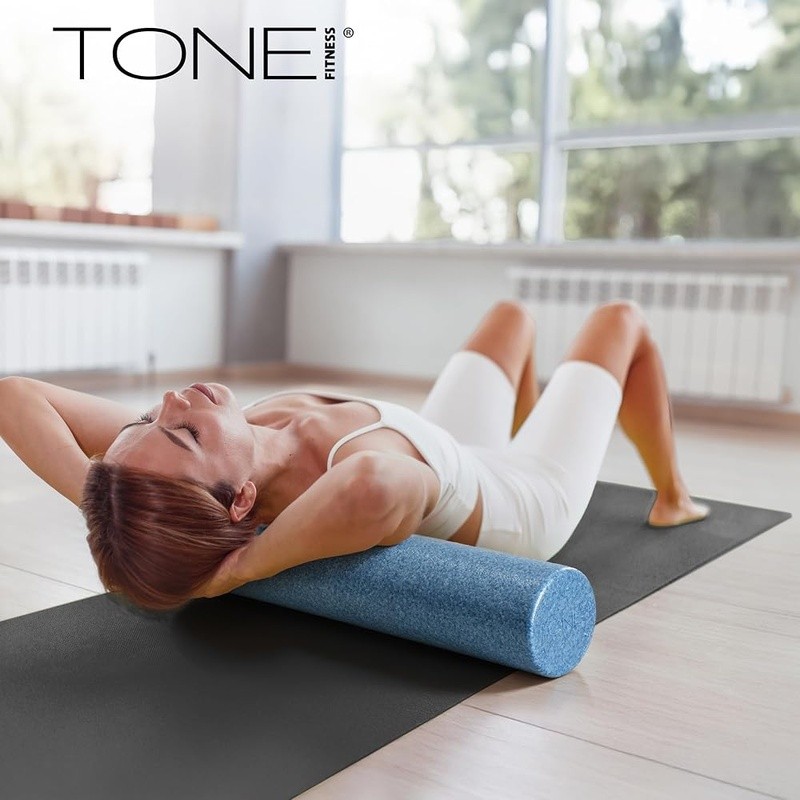 High Density Foam Roller Deep Tissue Massage Muscle Recovery Exercise Therapy US