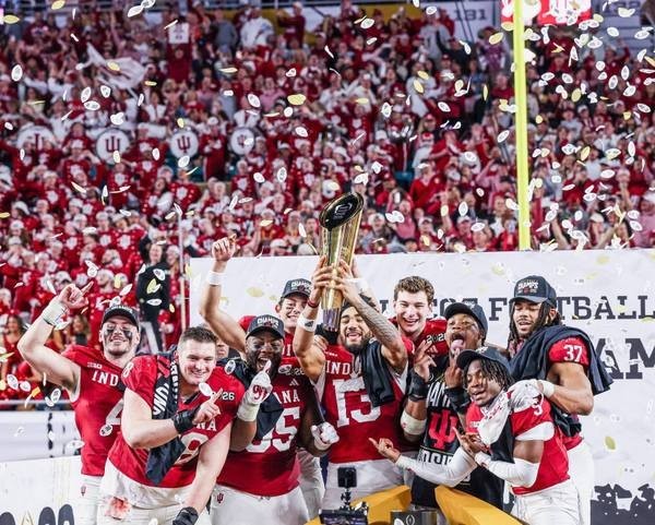 INDIANA HOOSIERS 2025 National Champions 8 x 10 Photo Print Man Cave Mendoza