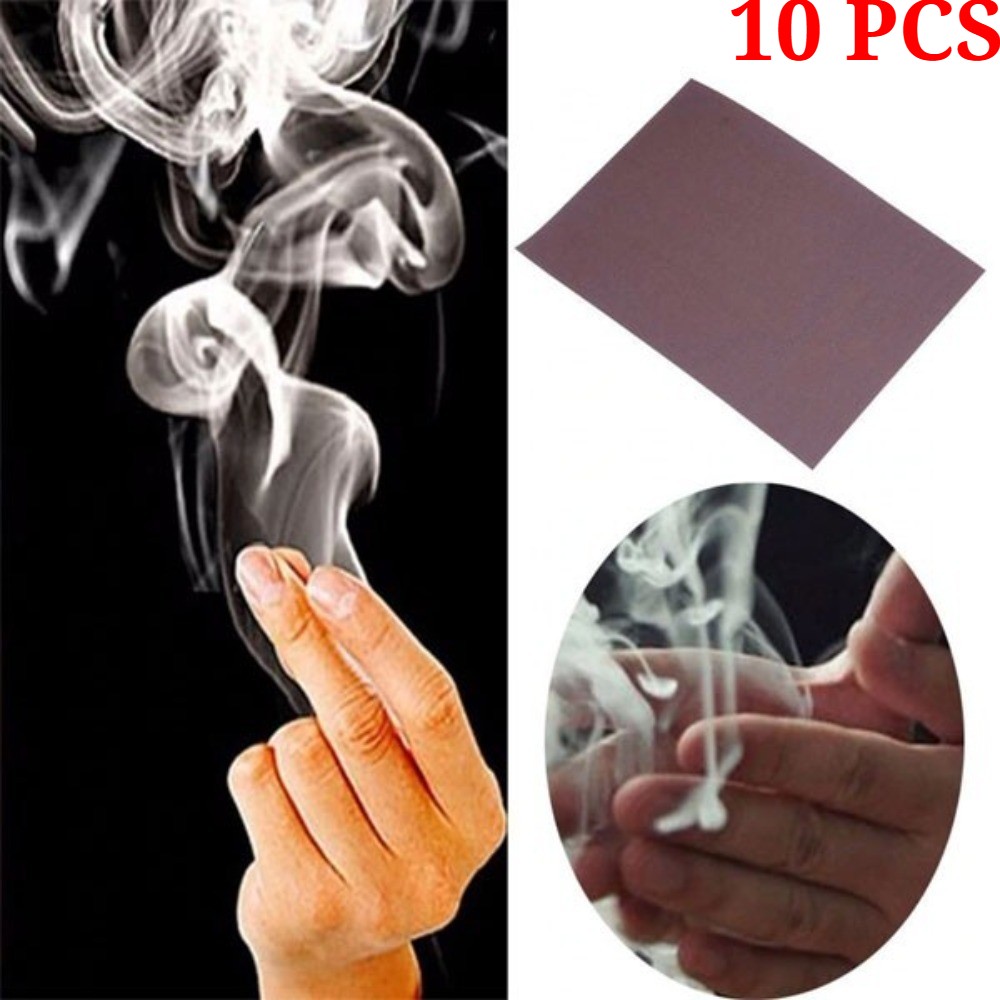 10Pcs Magic Prop Tool Magic Kit Finger's Smoke Hell's Stage Stuffs Fantasy Props