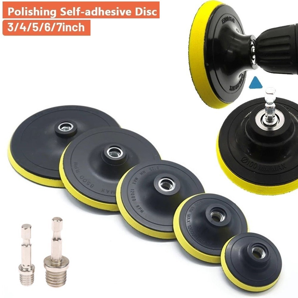Brand New Polishing Plate Polishing Pad Grinder Polishing Disc Hex Shank Metal