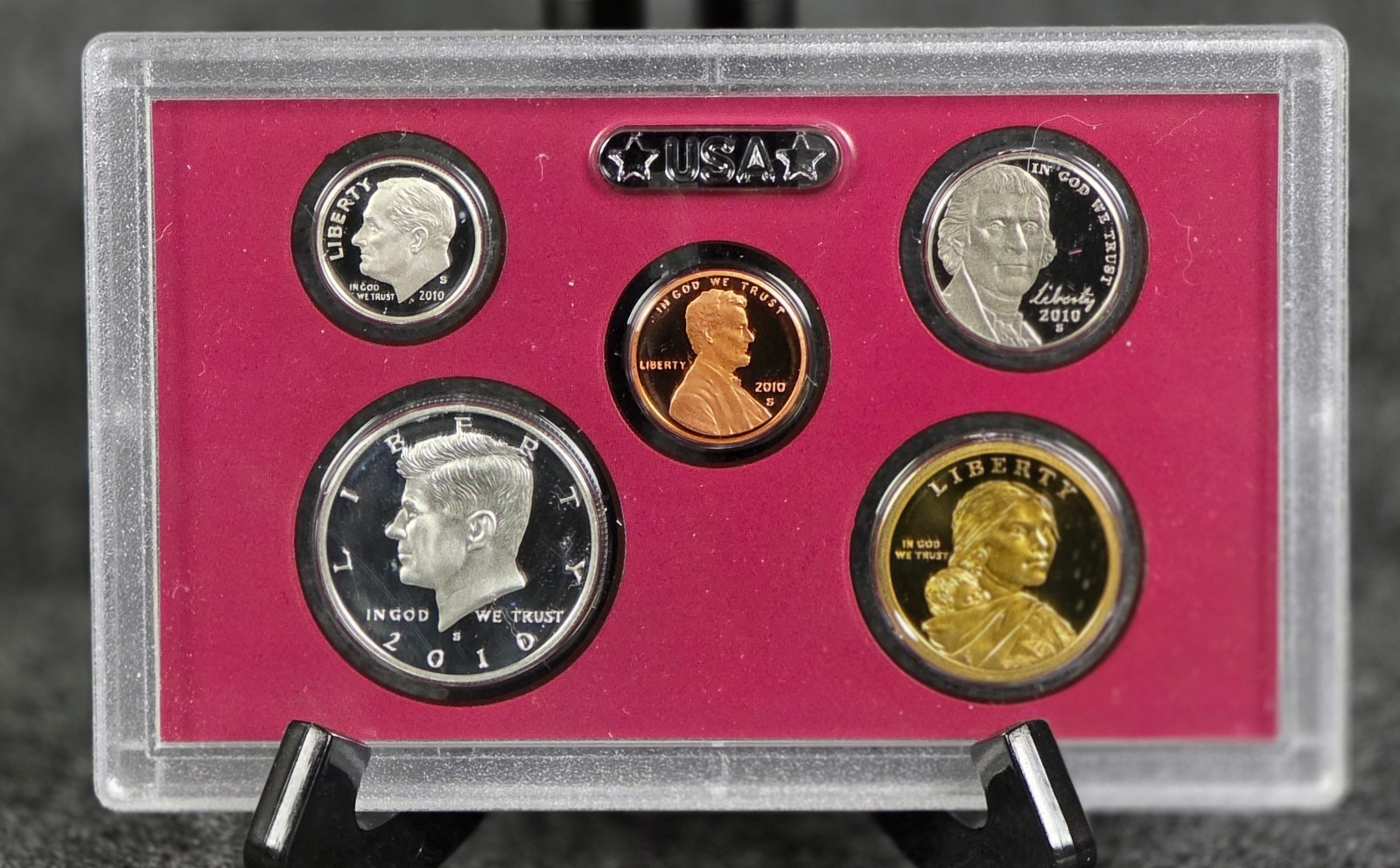2010 Silver Proof Set U.S. Mint OGP and COA - 14 coins