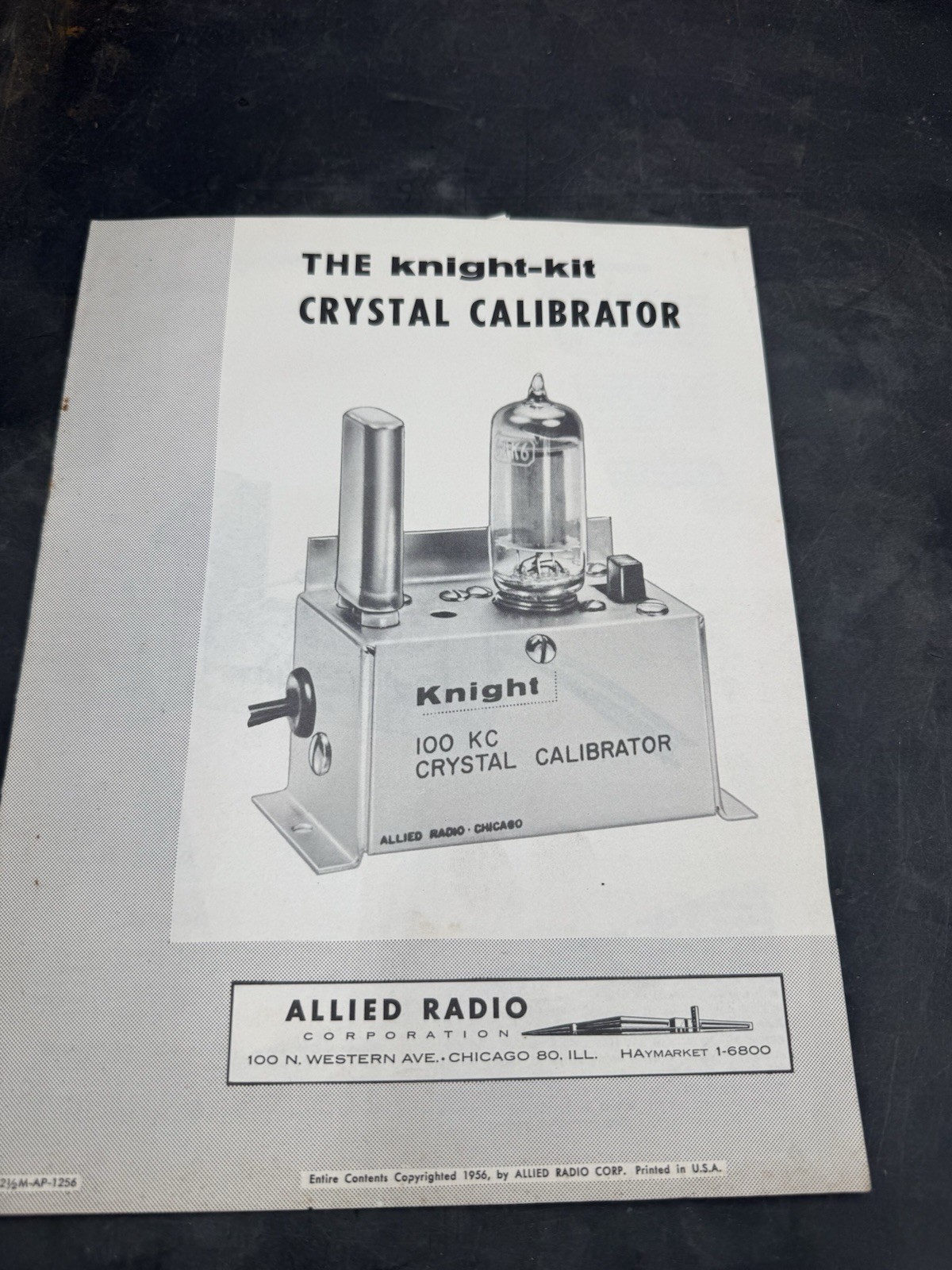 KNIGHTKIT X-10 CRYSTAL ORIGINAL MANUAL