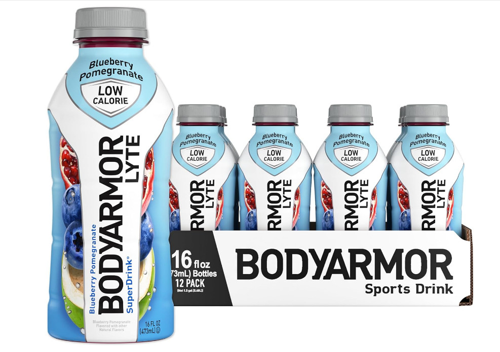 BODYARMOR LYTE Sports Drink Low-Calorie Sports Beverage Blueberry Pomegranate...