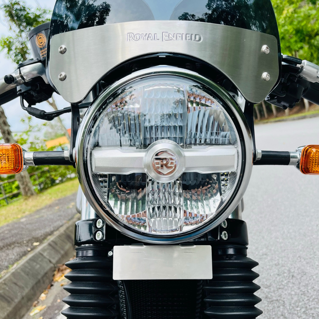 ROYAL ENFIELD CONTINENTAL GT / INTERCEPTOR FRONT NUMBER PLATE BRACKET
