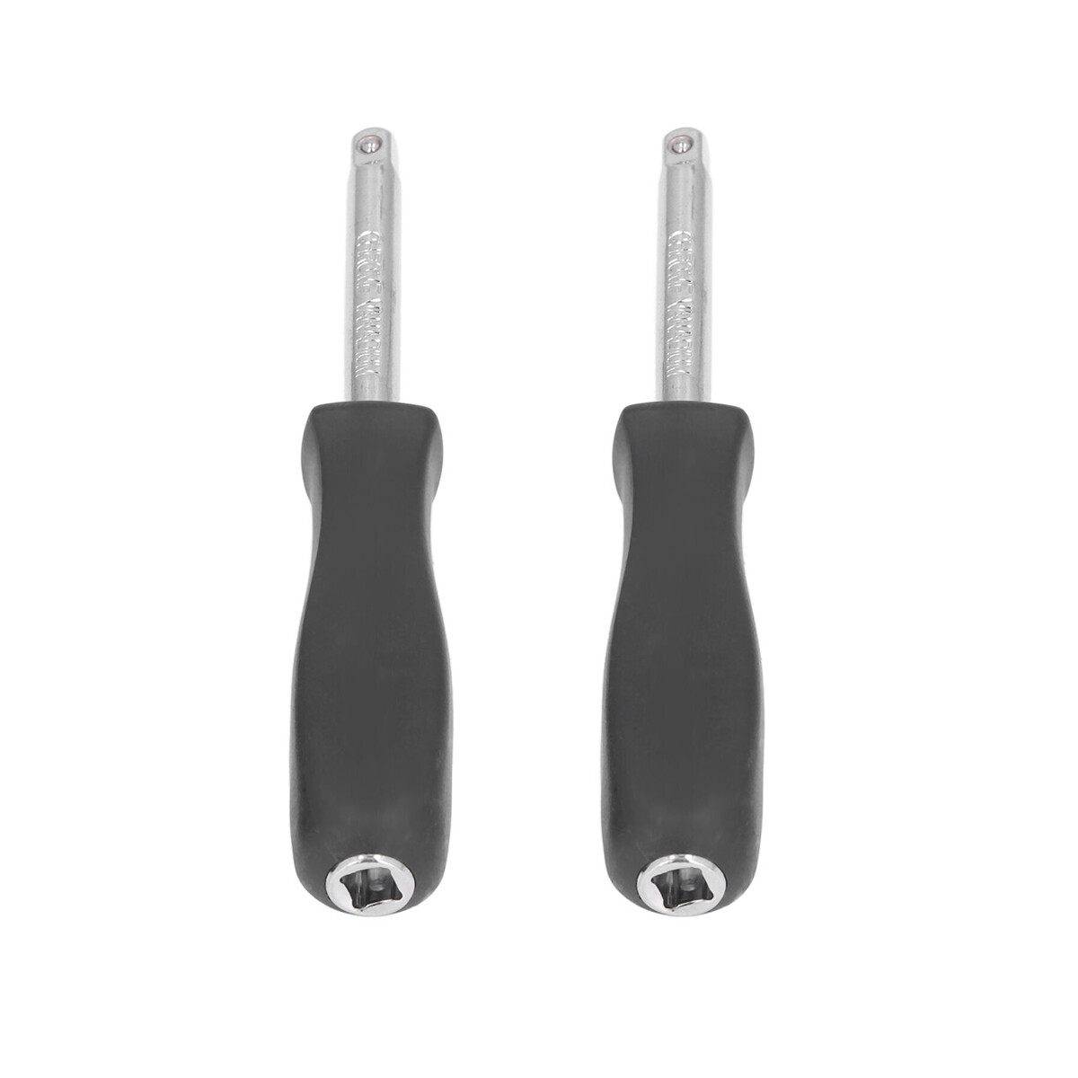 2 Pack 6" 1/4" Drive Spinner Screwdriver Handle Socket Nut Driver Extension Tool