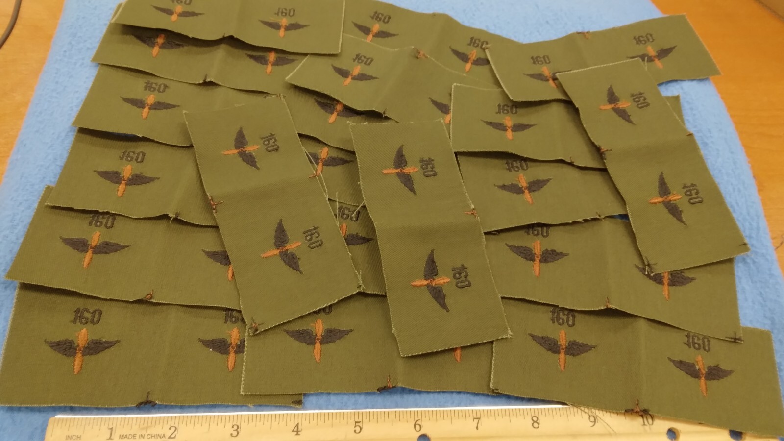 BUNDLE OF 20 PAIRS - VIETNAM ERA - 160th AVIATION Sew-On Patches - NEW