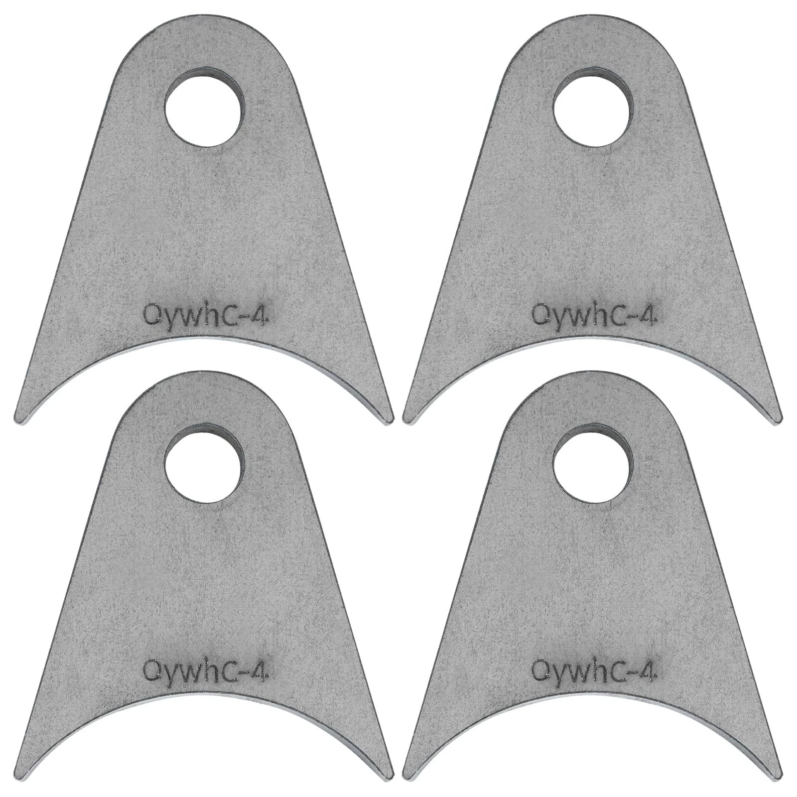 Weld on Tabs, Steel shock mounts, Universal 3" Axle Mount-1/4" Thick
