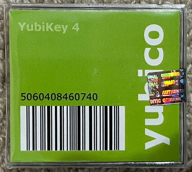 Yubico YubiKey 4 USB Encryption Device