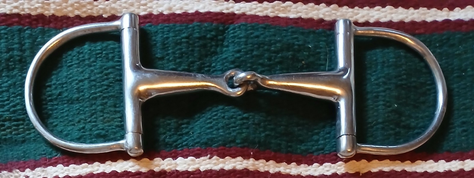 5" Korsteel ~  Single Joint Dee Ring Snaffle for English Hunter Jumper Dressage