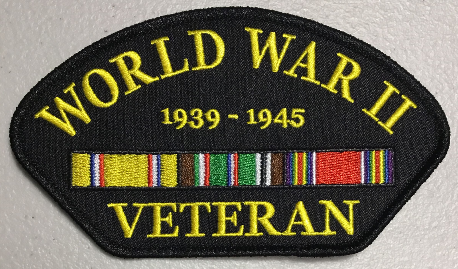 World War II Veteran with Service Ribbons licensed patch