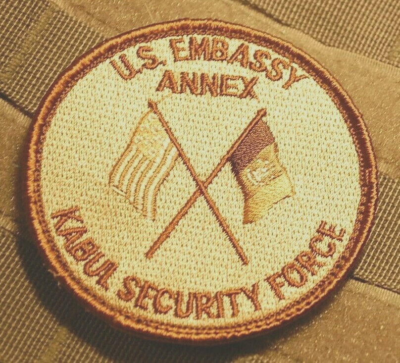 KABUL US EMBASSY SECURITY FORCE PRIVATE CONTRACTOR PMC DD PATCH: Embassy Annex