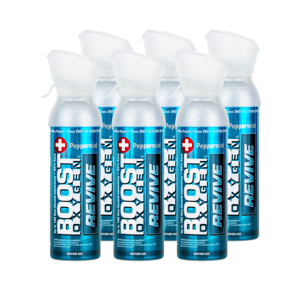 Boost Oxygen Medium Revive Peppermint Aroma 5L Canister | Respiratory Support