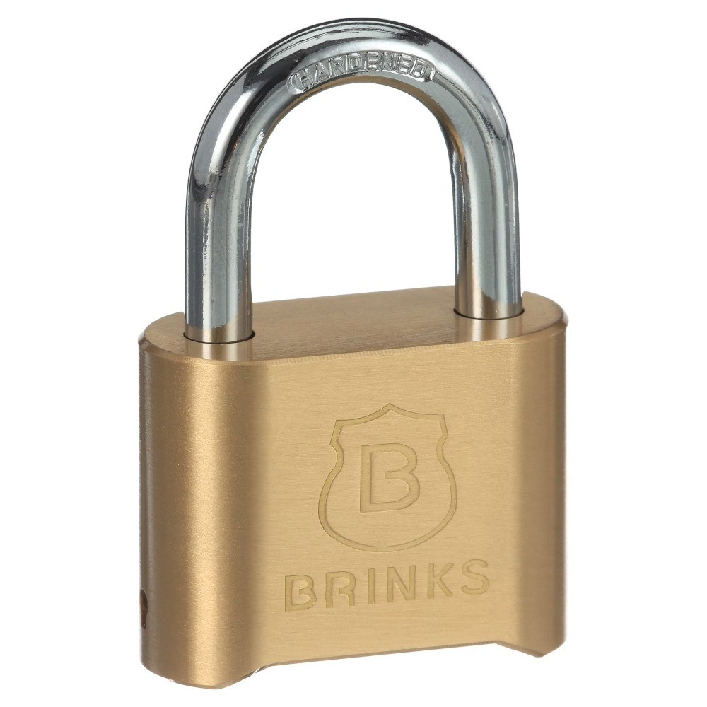 Solid Brass 50mm Resettable Combination Padlock 1in Shackle