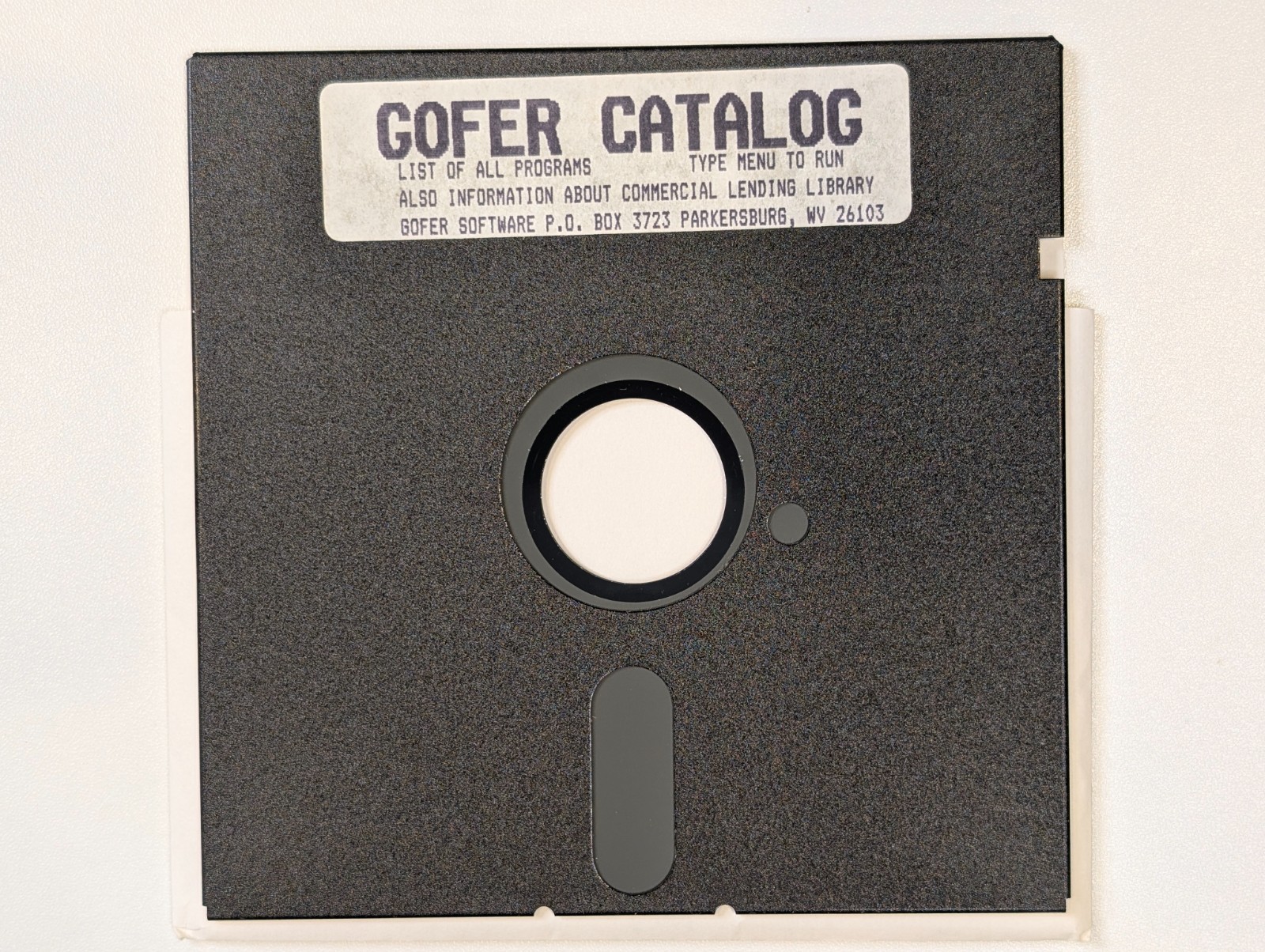 Gofer Software Catalog & Price List - Vintage IBM PC 5.25" 2-Disk Set - TESTED