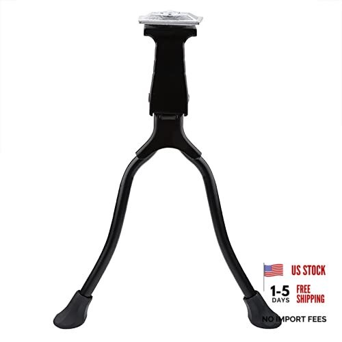 Bike Kickstand,Aluminum Alloy Double Leg Bike Kickstand for Center Install