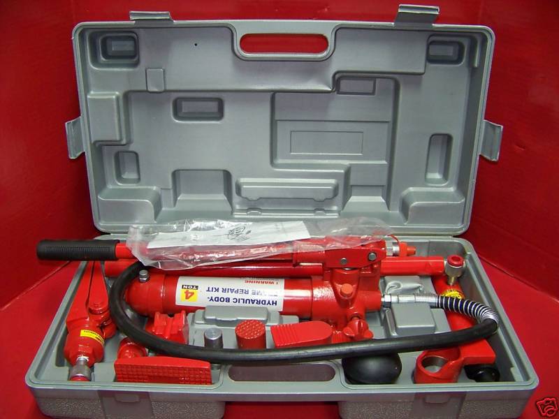 4 Ton Porta Power Hydraulic Body Frame Repair Kit Tools