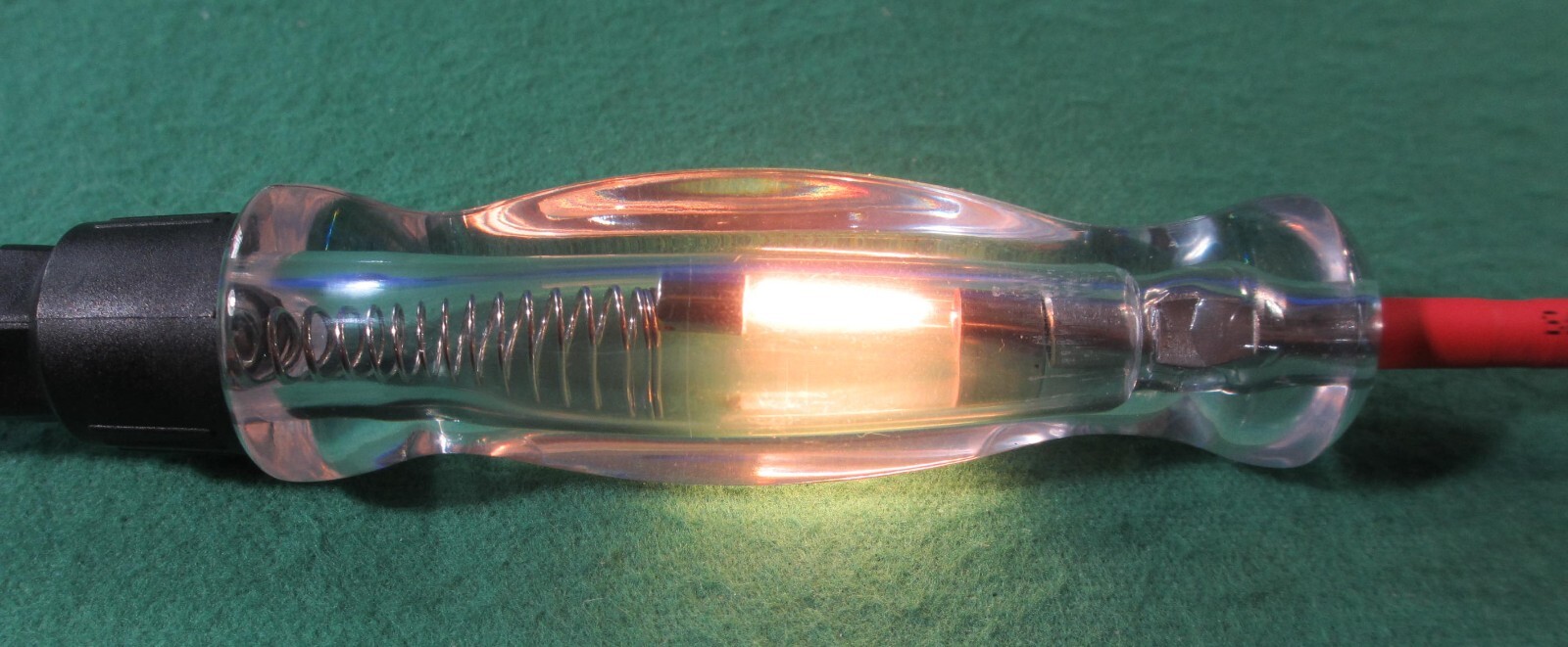 New 12V-15V Automotive Test Light Filament 125mA Bulb & Pomona Silicone Cable