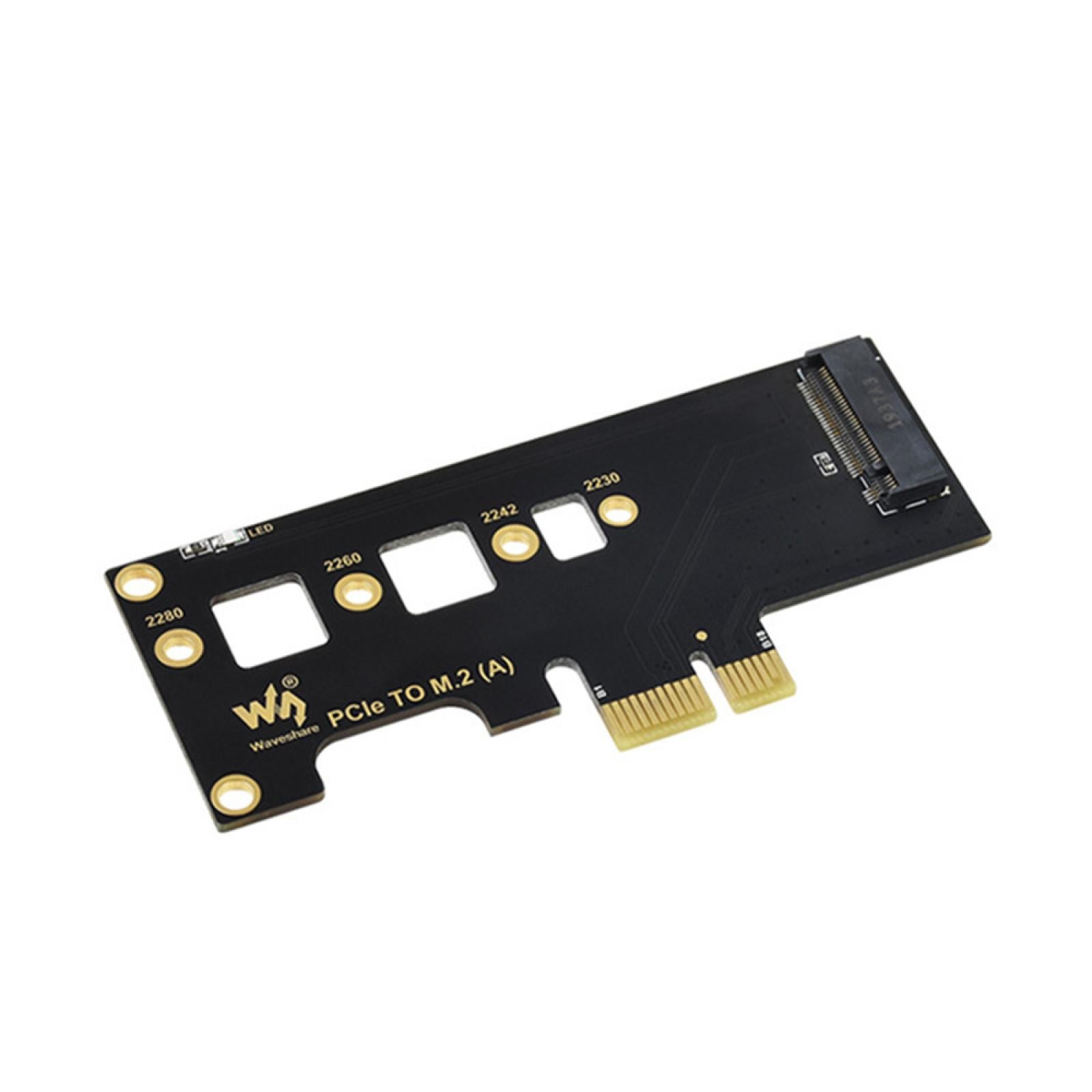 CM4 PCIe to M.2 Adapter Card Upgrade Hard Drive for NVME M.2 SSD with LED Light