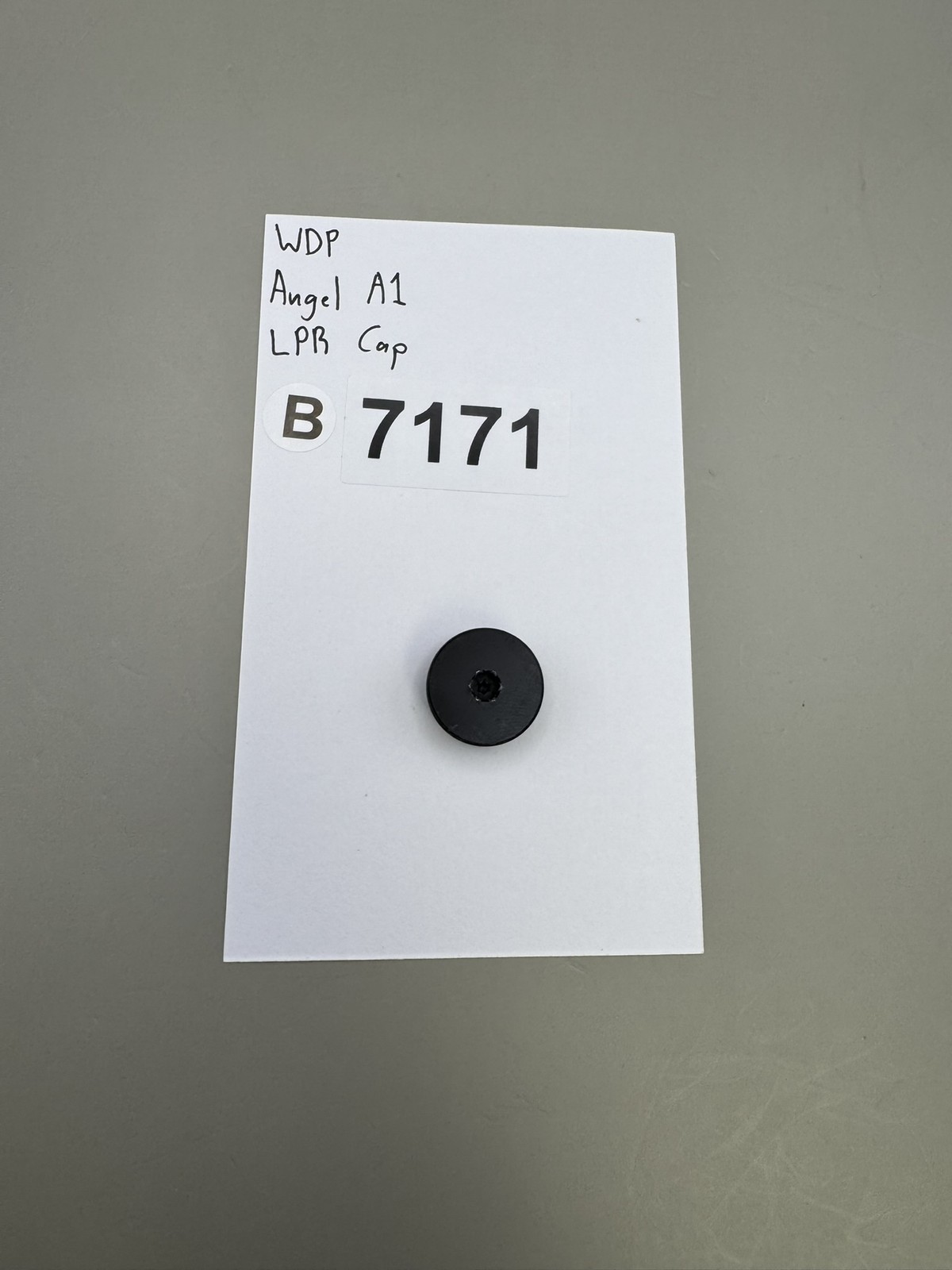 WDP Angel A1 LPR Cap Black