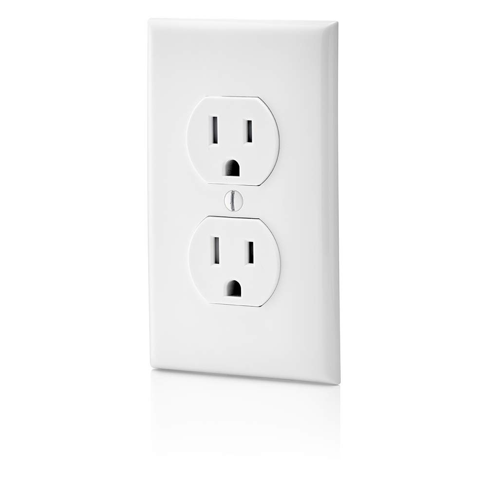 15 Amp Tamper Resistant Duplex Receptacles (10 Pack) - Enhanced Safety Design