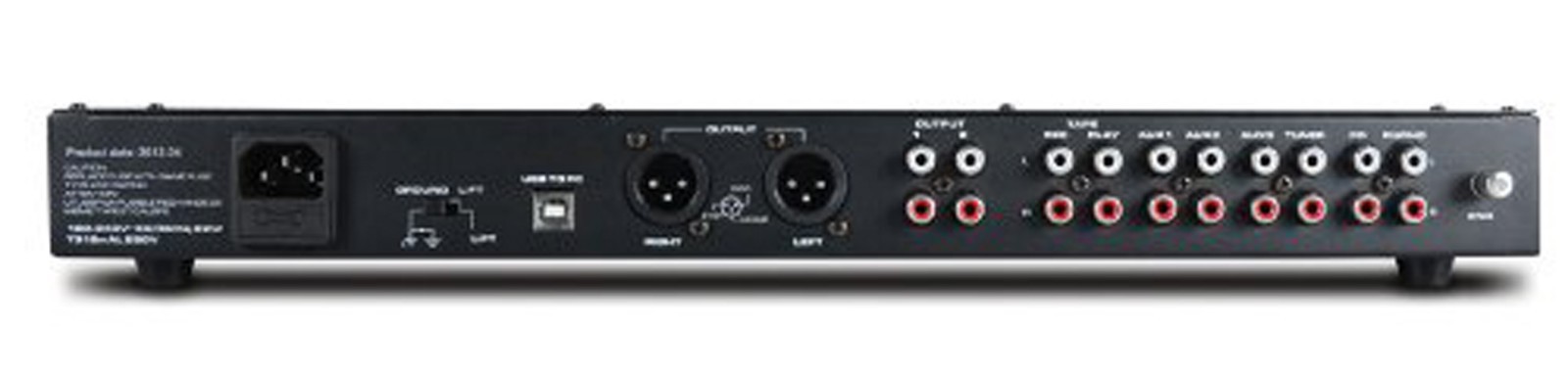 DJ Tech - PREAMP-1800 -8Ch Pre-Amplifier with USB Audio Interface/Direct Encoder
