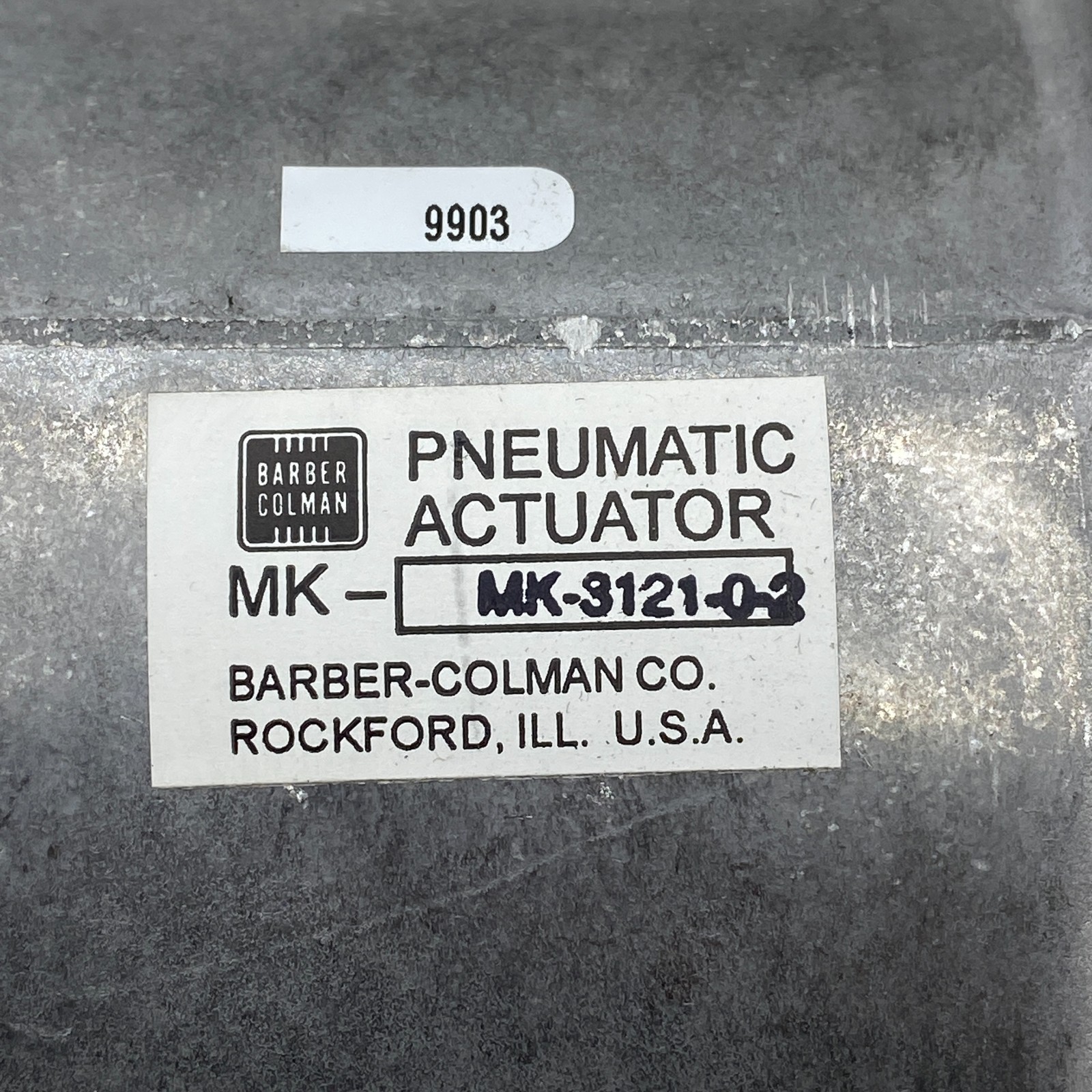 Barber-Colman MK-3121-0-2 Pneumatic Actuator