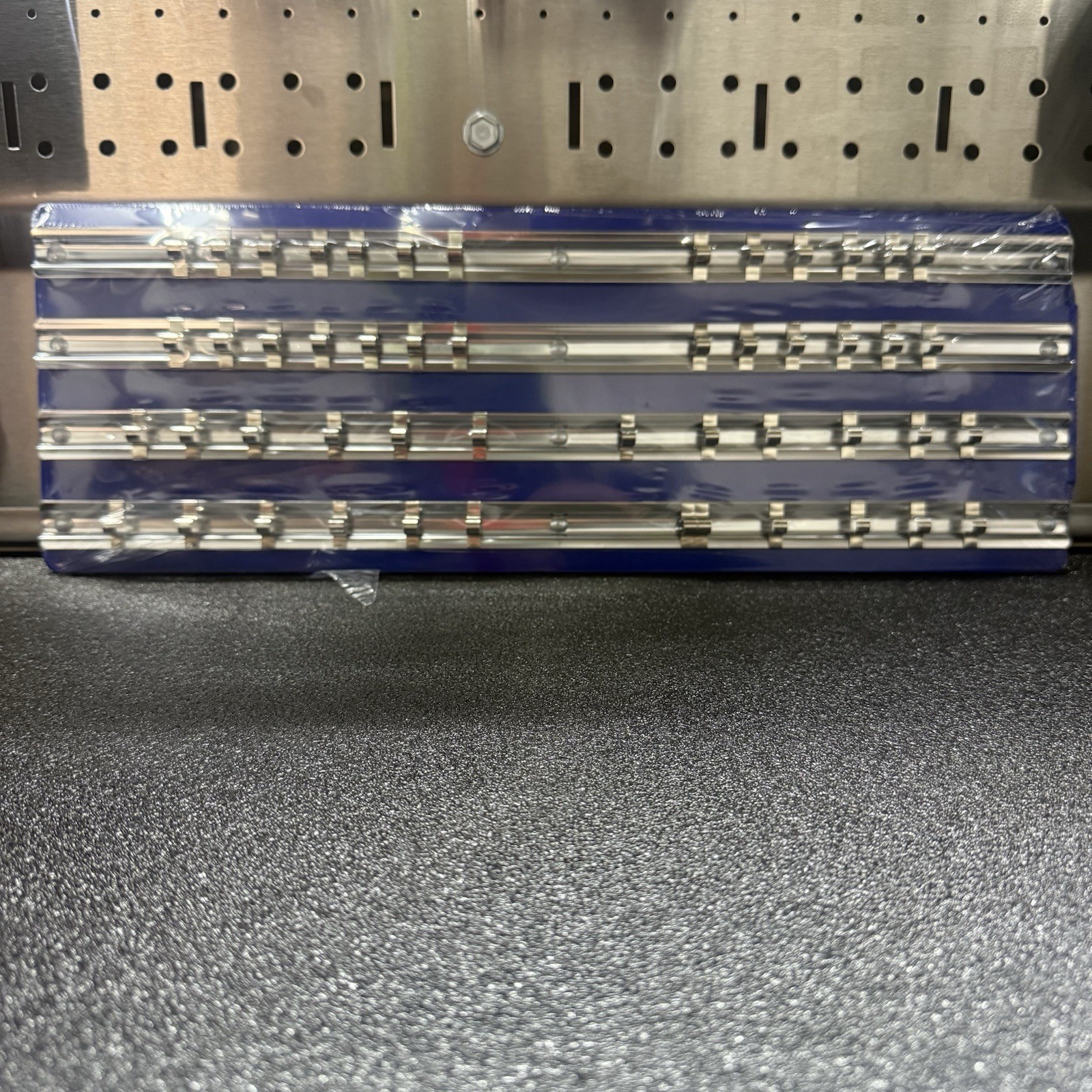 NEW Cornwell Tools 1/4" Drive Socket Holder Tray Blue Holds 48 Sockets CTG444B14