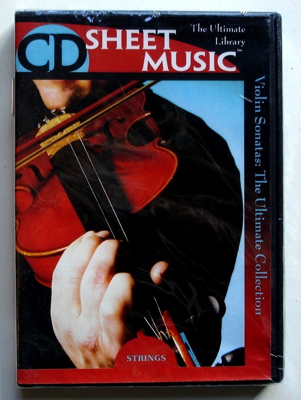CD Sheet Music -- Violin Sonatas: The Ultimate Collection 2.0, New/Sealed