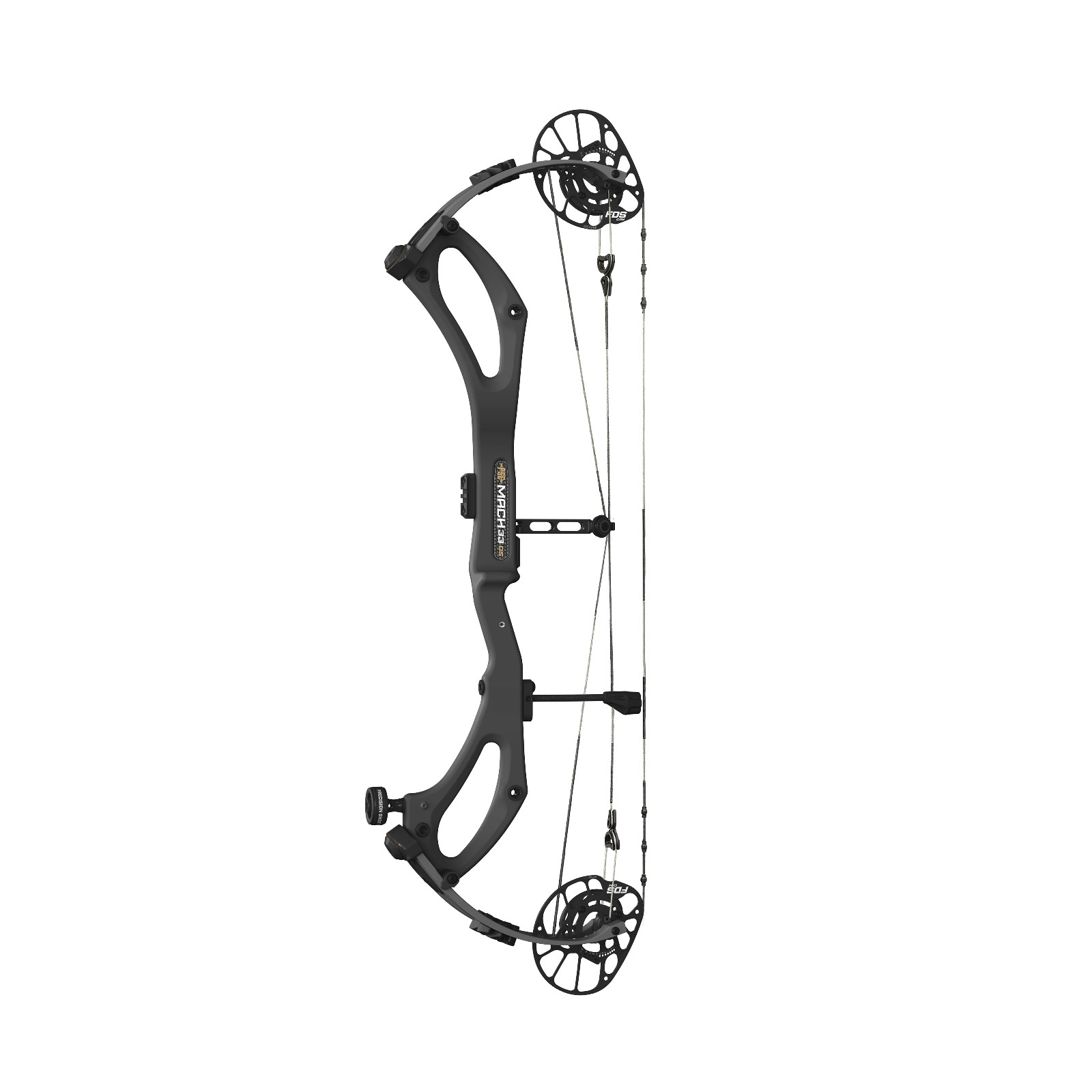 NEW 2026 PSE Mach 33 FDS 80# RH Charcoal Gray Carbon Hunting Bow 70-80lb