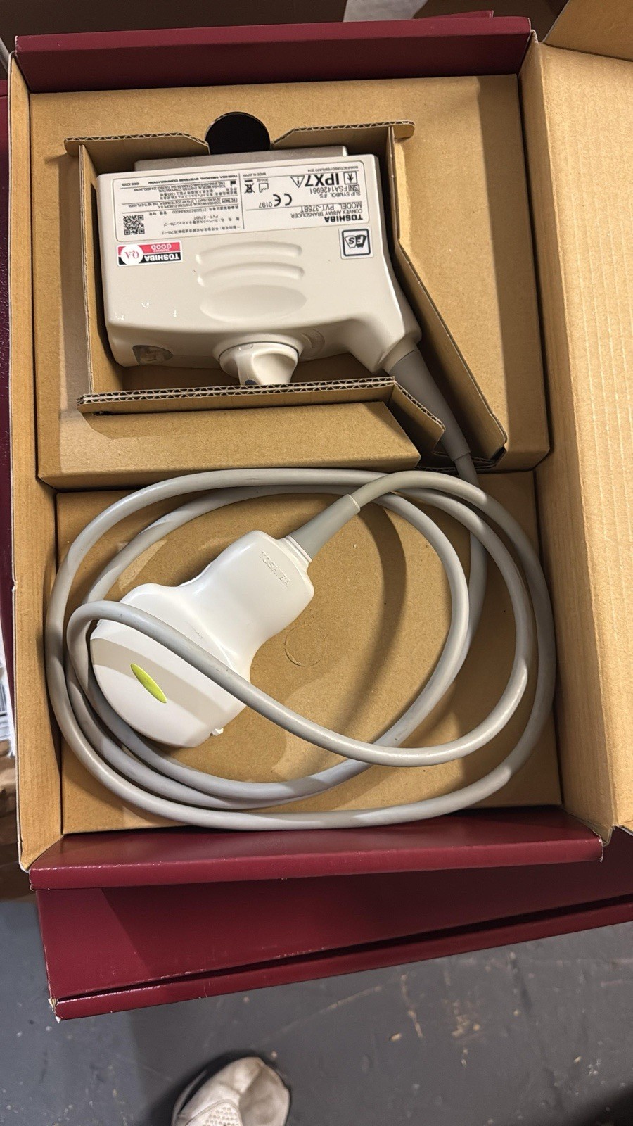 Toshiba Canon PVT-375BT Aplio Xario Ultrasound Machine Convex Probe Perfect