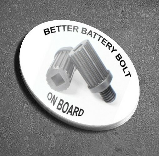 GM Style Side Post Battery Terminal Bolts SINGLE CABLE LENGTH (1 pair)