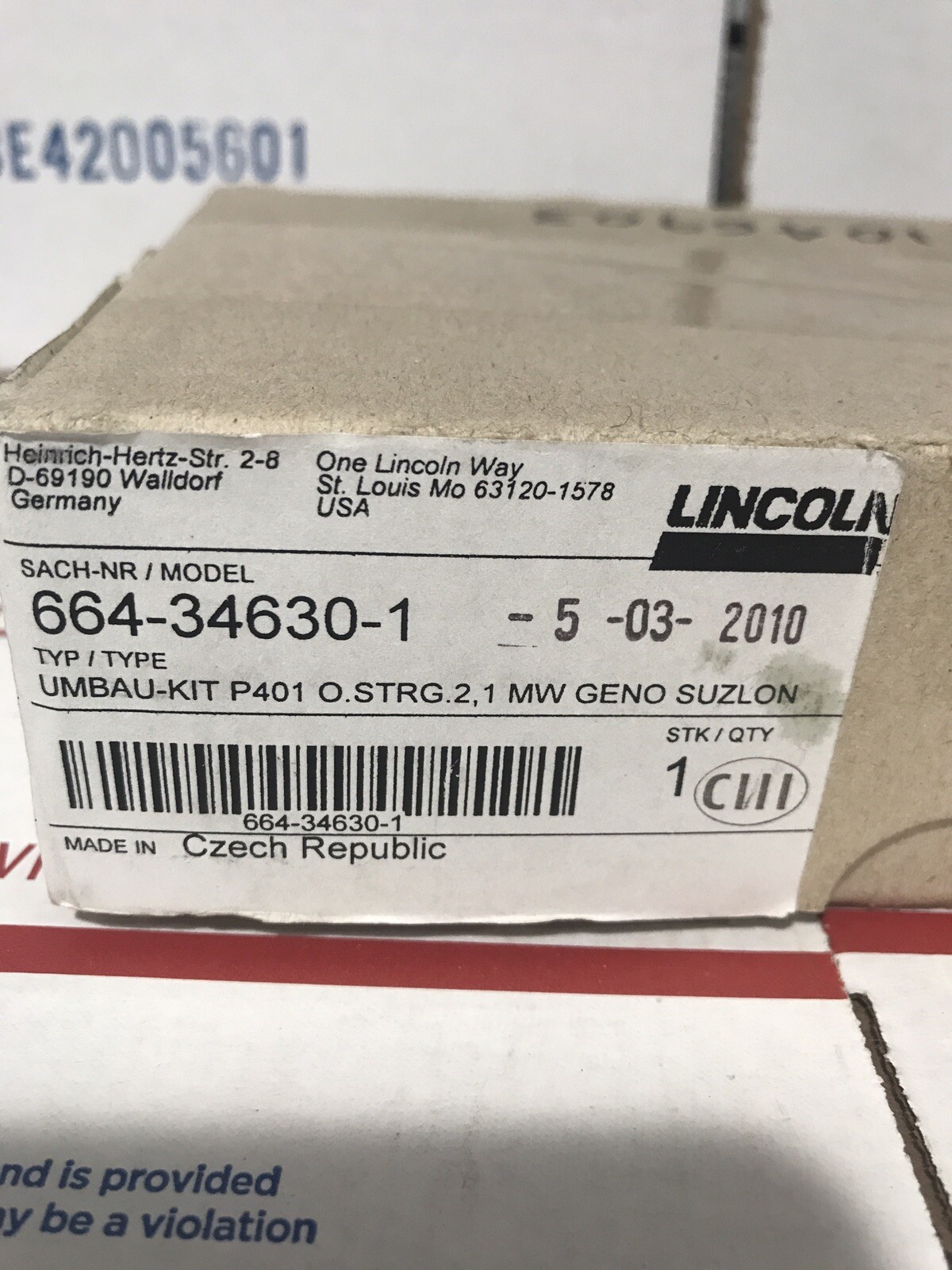 LINCOLN INDUSTRIAL 236-14490-1