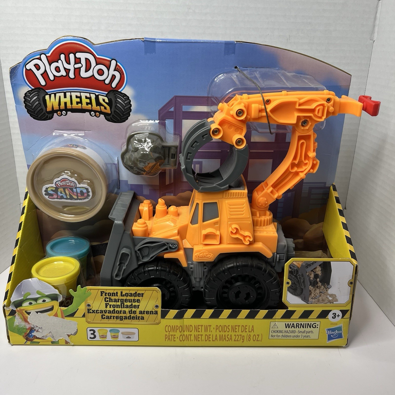 Play-Doh Wheels Front Loader Playset w/ Sand Compound Excavator Toy New