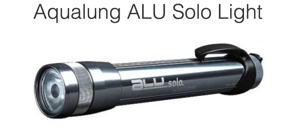 Scuba Diving Light/Torch - Aqualung ALU Solo Light - Never used