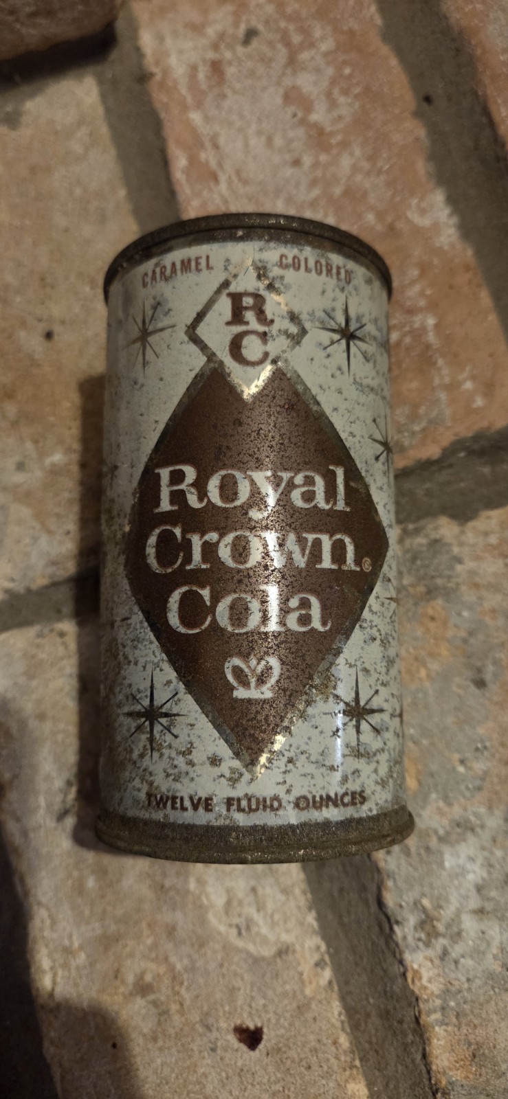 Royal Crown Cola Juice Top Can - Chicago, Illinois.  tough version