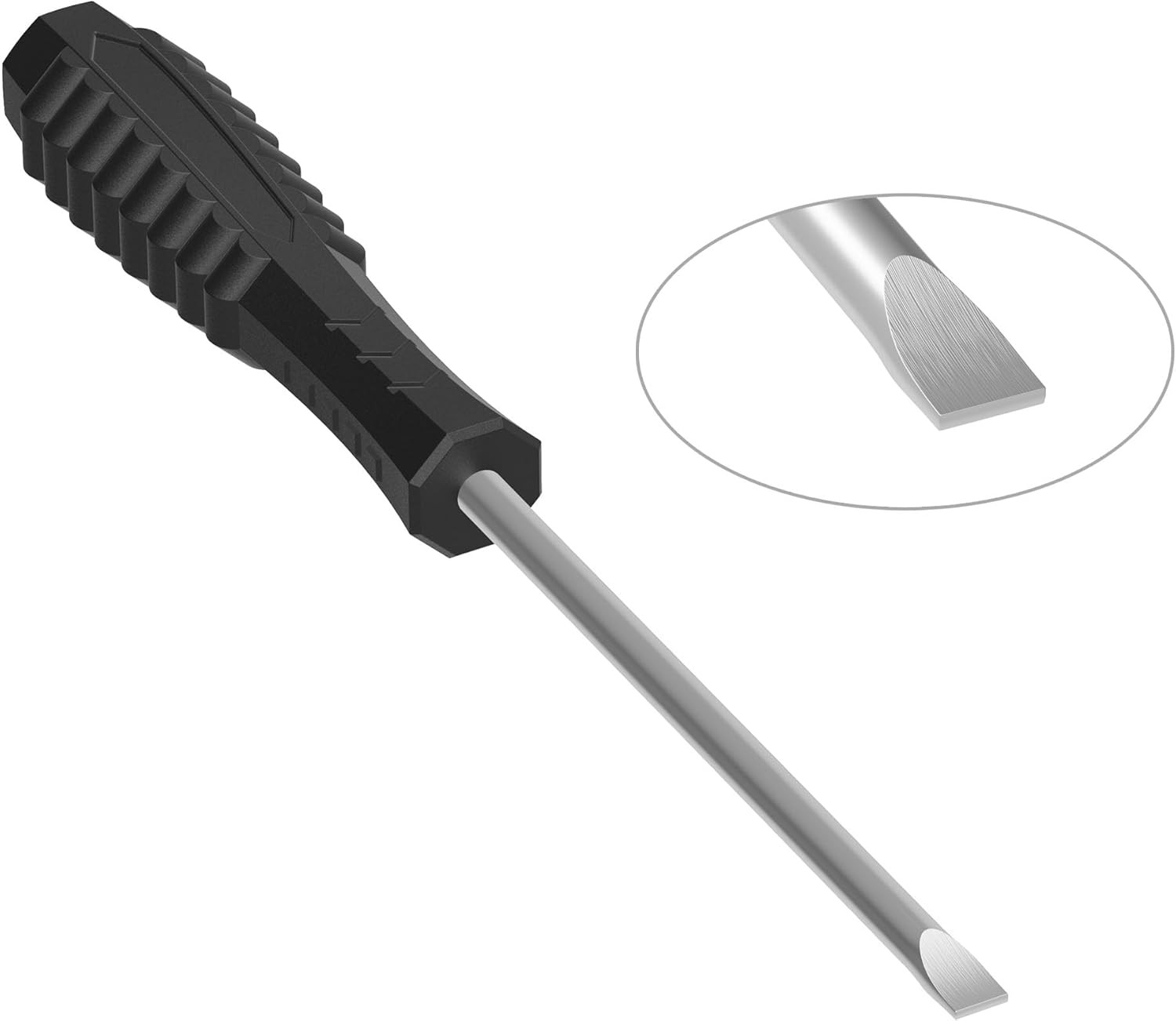 2Pc Mini Slotted Screwdriver 3Mm Flat Head Precision Repair Tool 100Mm Long
