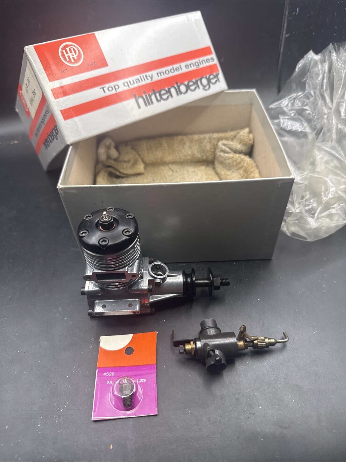 Hirtenberger HP 40F-RC Vintage 2-stroke Glow Engine