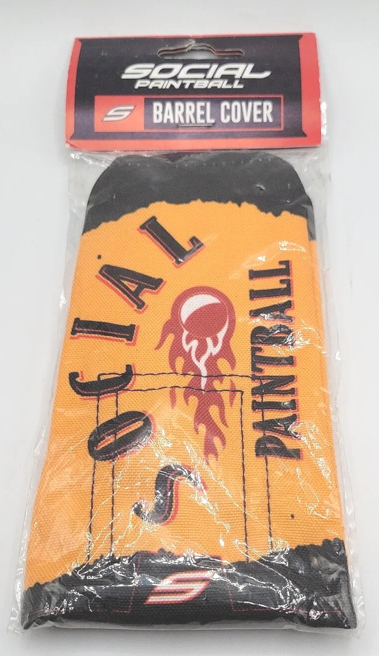 Social Paintball Barrel Condom Cover Bag Fireball NEW FACTORY SEALED!