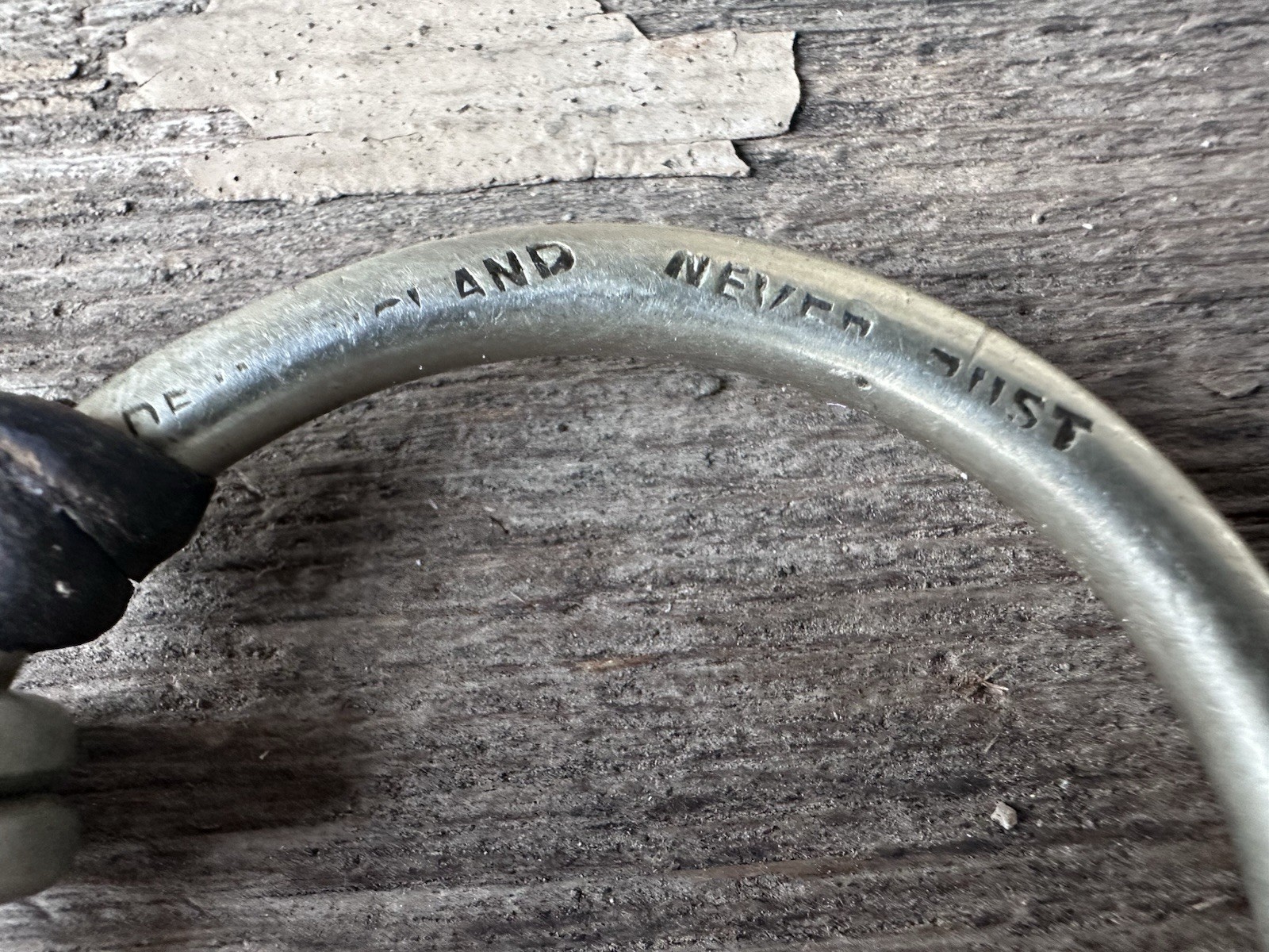Horse Tack - 5” Loose Ring Twisted Wire Bradoon Snaffle Bit