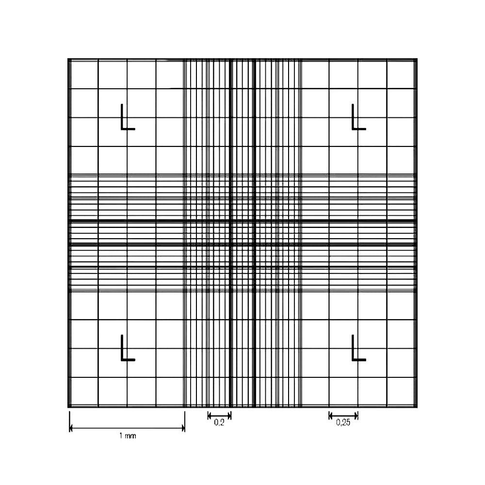 Cell Counting Chamber，Hemocytometer Neubauer Improved Blood Counting Chamber ...