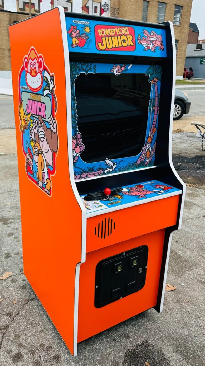 Donkey Kong Jr Arcade -Coin Op-Heavy Duty-LCD Monitor- All New Parts-3 in one
