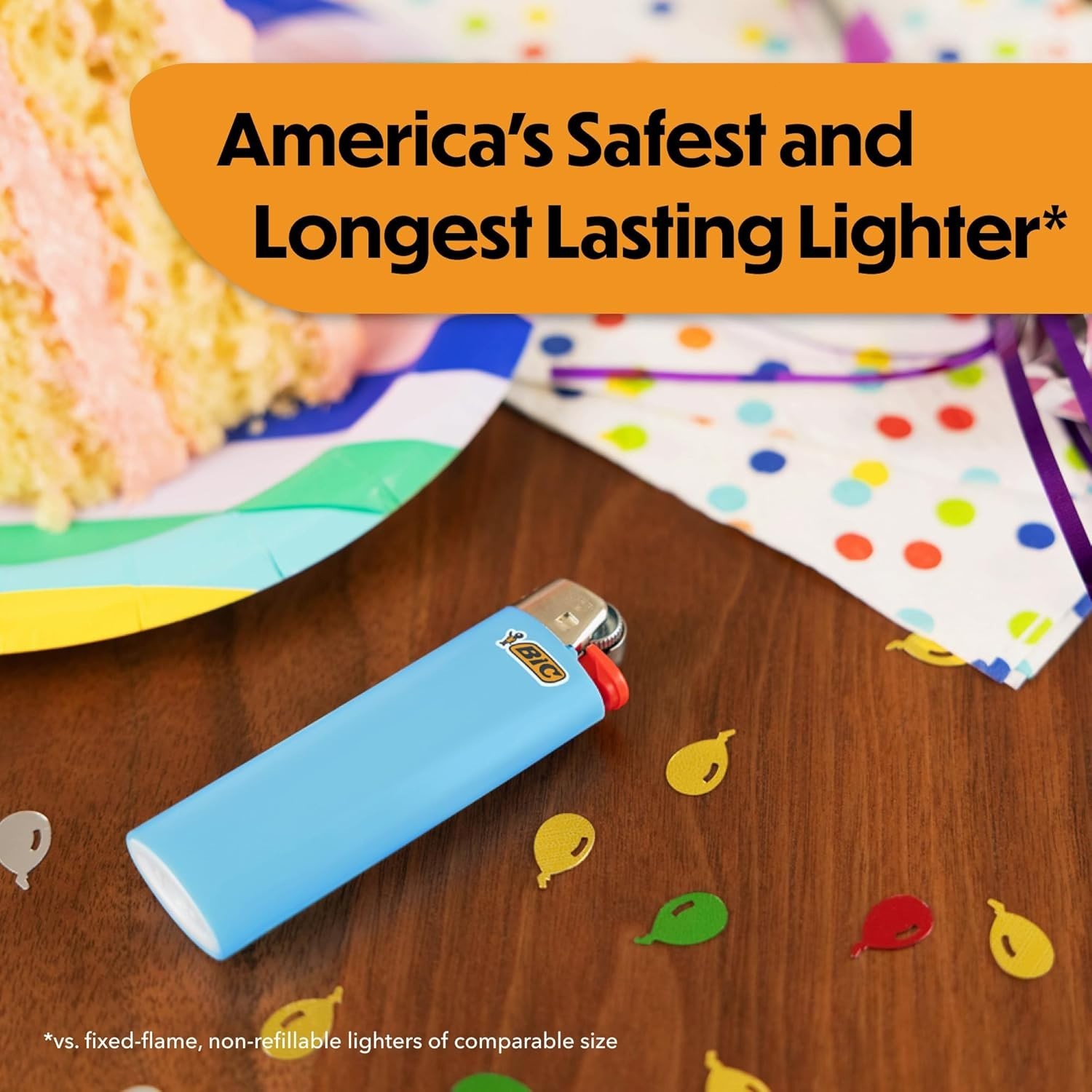 BIC Maxi Pocket Lighters, Dependable and Long-Lasting, Assorted Colors, 10-Pack