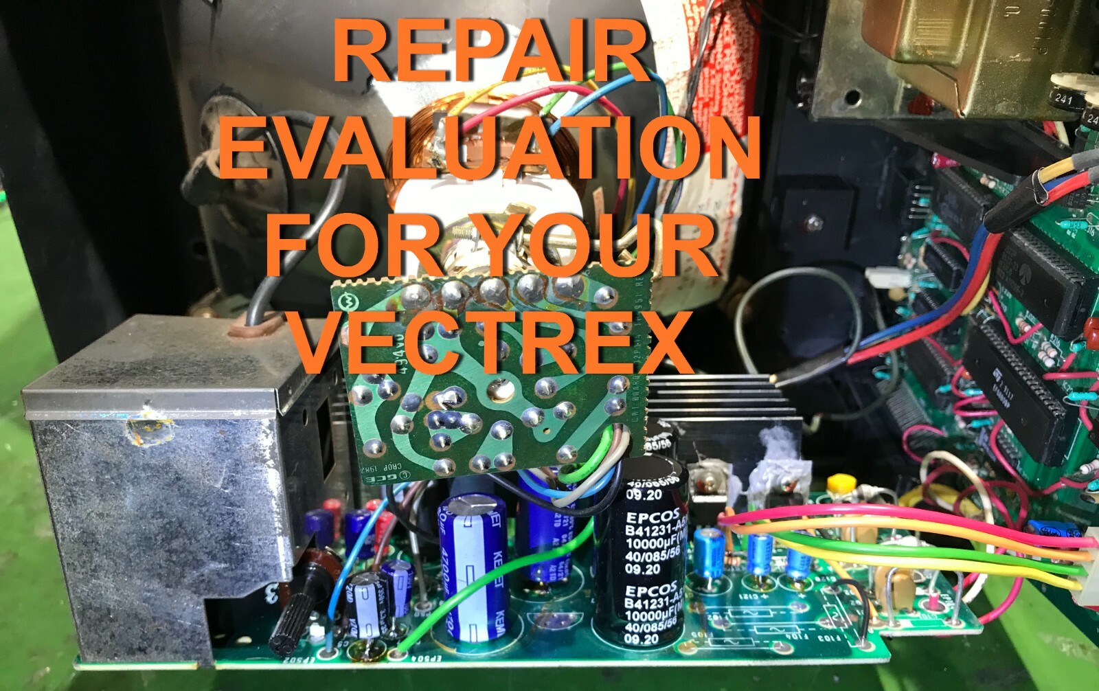 Rebuilt Vectrex 3000 GCE CONSOLE Custom w/ MODS Upgrade Repair Evaluation