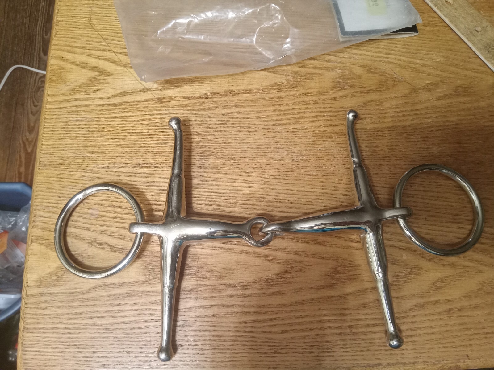 New Fulmer cheek snaffle bit 4 1/4 in