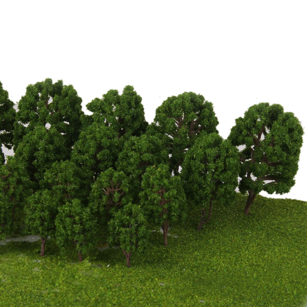 20 Train Layout Model Tree 1:75 HO For Diorama Scenery