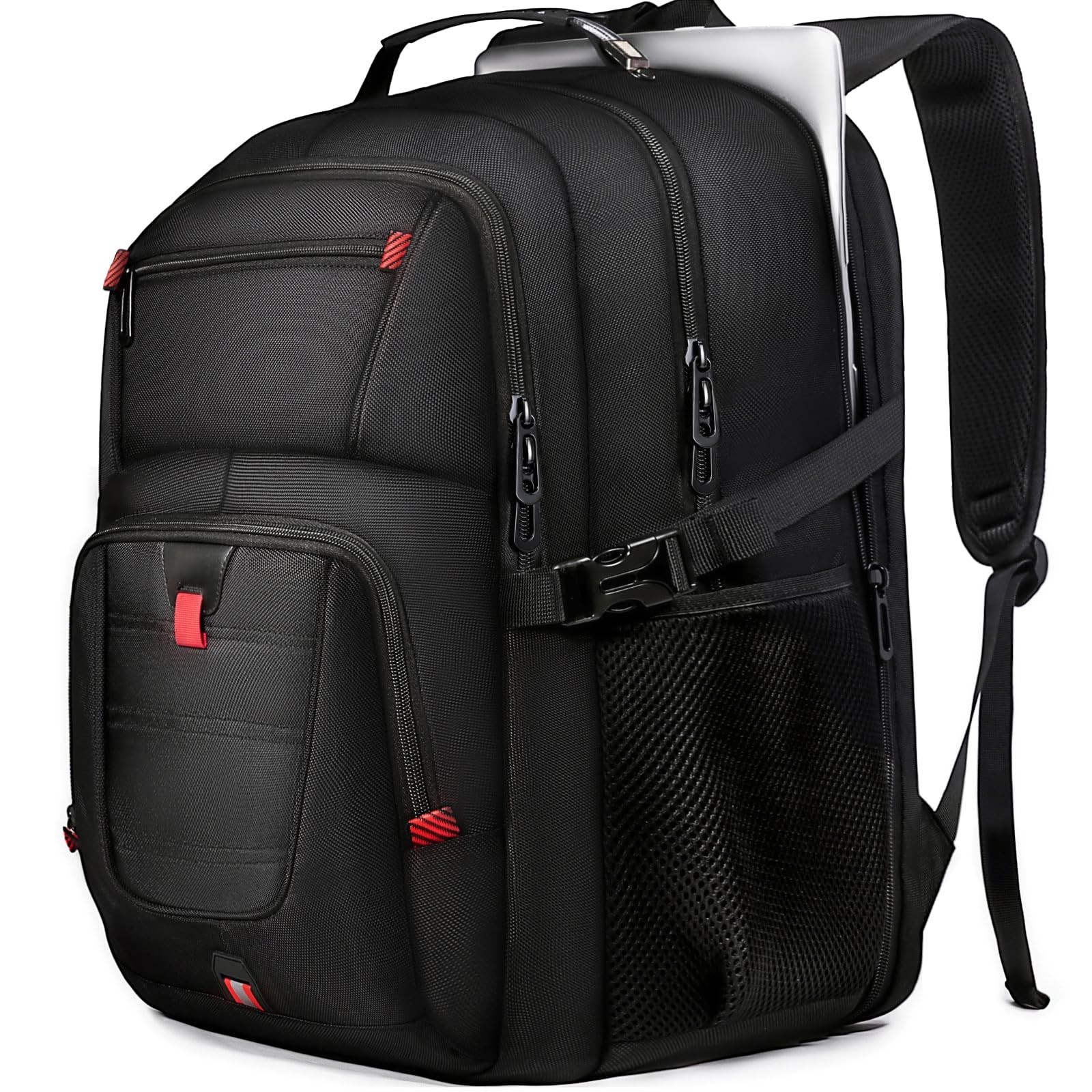Extra Large TSA Friendly Travel Laptop Backpack for Men, Fits 17" Computer, Blac