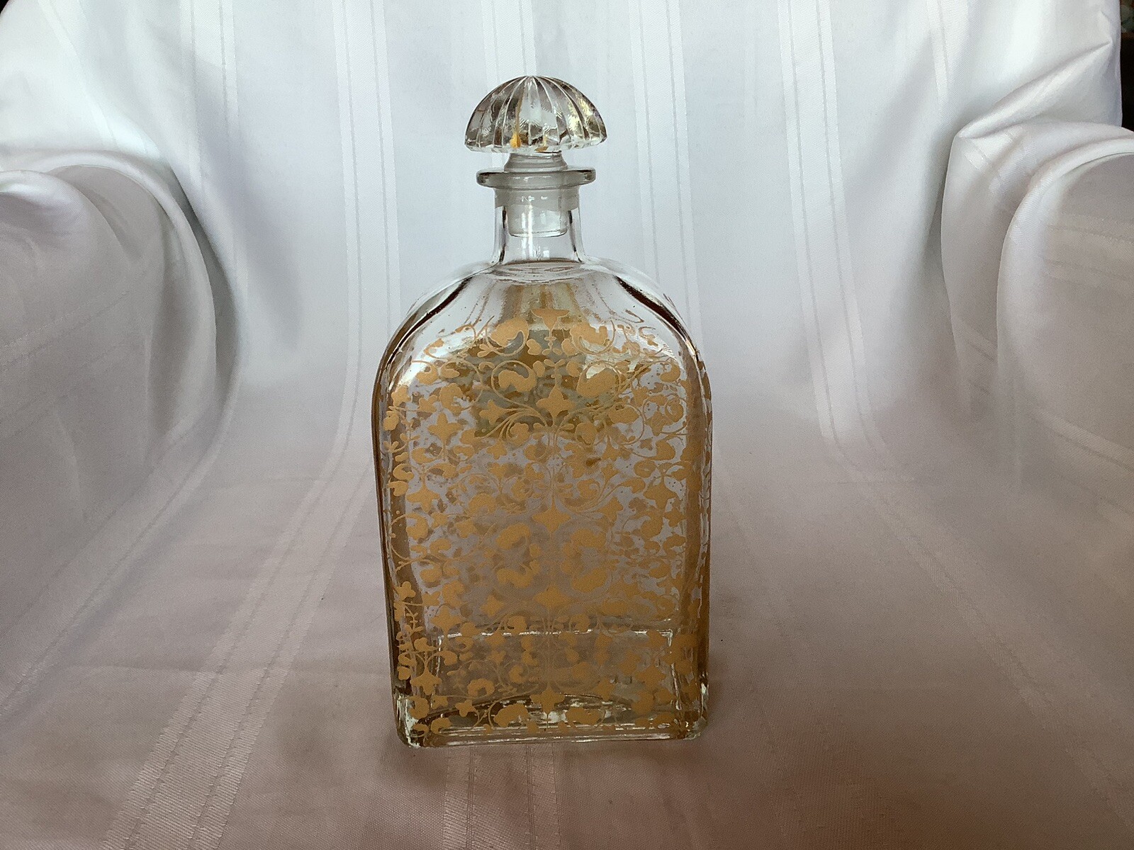 LIQUOR BOTTLE JEREZ SPAIN Decanter With Stopper, Empty