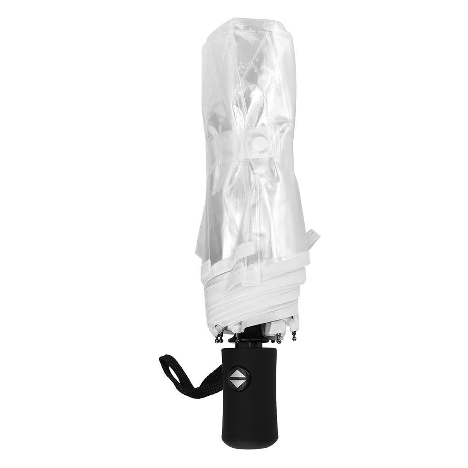Flylin Clear Umbrella-Automatic Open 98Cm Diameter, 59Cm Height, Transparent