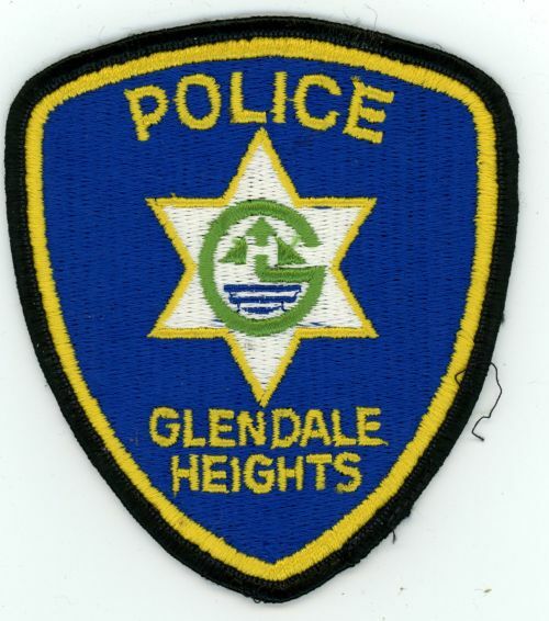 ILLINOIS IL GLENDALE HEIGHTS POLICE NICE SHOULDER PATCH SHERIFF