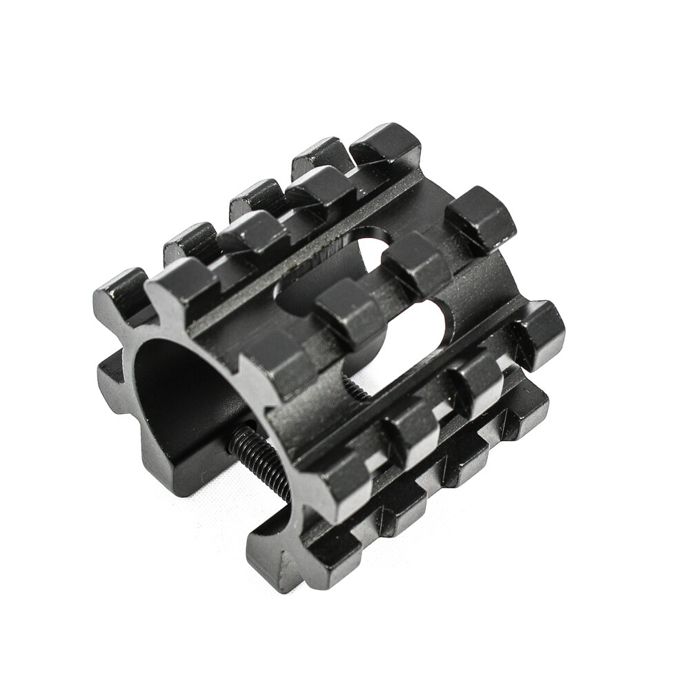 12 Gauge 1" Shotgun Mag Tube Tri Rail Weaver/Picatinny Mount